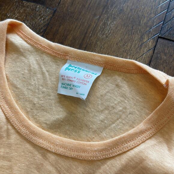 Permanent Press Shirt Womens Medium Short Sleeve Crewneck Soft Retro Classic Top - Picture 4 of 7